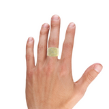 Rick Men Diamond Gold Ring