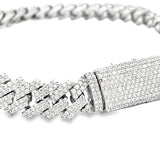 10K Gold Diamond Monaco Iced Out Bracelet 8mm