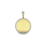 10K Gold Memory Pendant Zirconia Medium