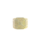 Rick Men Diamond Gold Ring