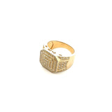 Rick Men Diamond Gold Ring