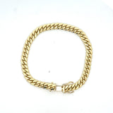 Solid Gold Cuban Bracelet 7mm