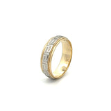 Medusa Gold Wedding Band Classic Two tone