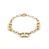 Ladies Mariner Large Link Bracelet Gold 10k