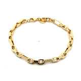 Medusa Link 10K gold Ladies Bracelet