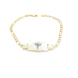 10K SOLID GOLD MEDICAL BRACELET FIGARO