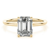 Emerald Cut Engagement Ring- Mia