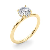 Round Brilliant Cut Engagement Ring- Mia