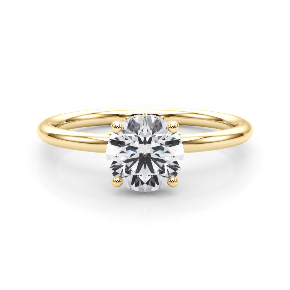 Round Brilliant Cut Engagement Ring- Mia