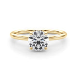 Round Brilliant Cut Engagement Ring- Mia