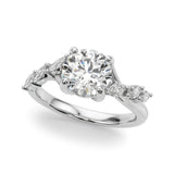 Round Brilliant Shape Diamond Engagement Ring- Marki