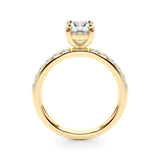 Oval Shape Diamond Engagement Ring- Omega