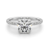 Round Brilliant Shape Diamond Engagement Ring- Omega