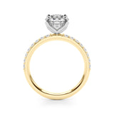 Round Brilliant Shape Diamond Engagement Ring- Omega