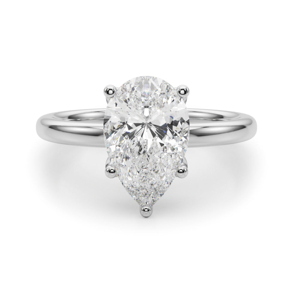 Pear Shape Engagement Ring - Fiora