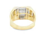 Elegant Men Gold Diamond Ring