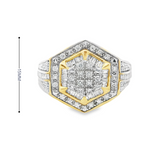 Exquisite Men Diamond Ring