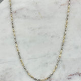 10K Gold Diamond Cut Bullet Chain