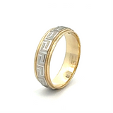 Medusa Gold Wedding Band Classic Two tone