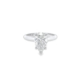 Pear Shape Diamond Engagement Ring