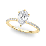 Pear Shape Diamond Engagement Ring- Omega