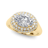 Oval Shape Engagement Ring- Olivia