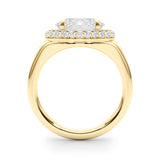 Oval Shape Engagement Ring- Olivia