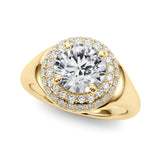 Round Brilliant Shape Engagement Ring- Olivia