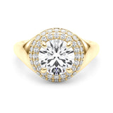 Round Brilliant Shape Engagement Ring- Olivia