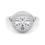 Round Brilliant Shape Engagement Ring- Olivia