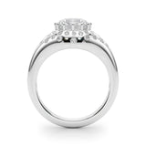 Round Brilliant Shape Engagement Ring- Fancy