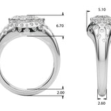 Oval Shape Engagement Ring- Fancy