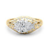 Pear Shape Engagement Ring- Fancy