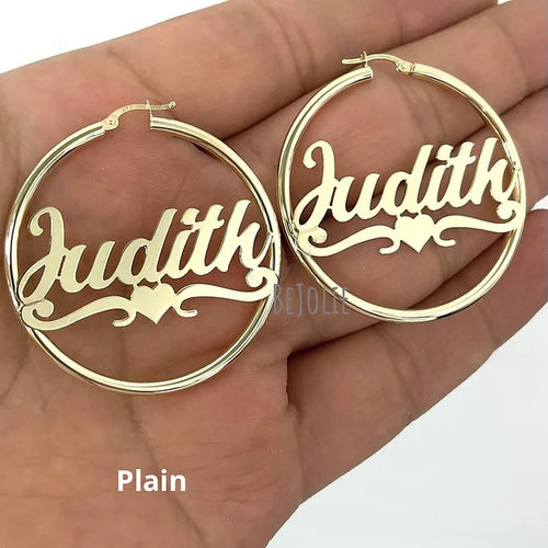 Personalized deals name earrings