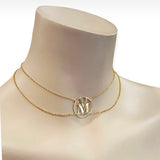 Choker Initial Necklace