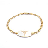 10K SOLID GOLD MEDICAL BRACELET