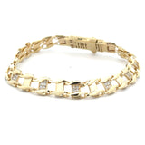 10K Gold Fancy Bracelet 8mm