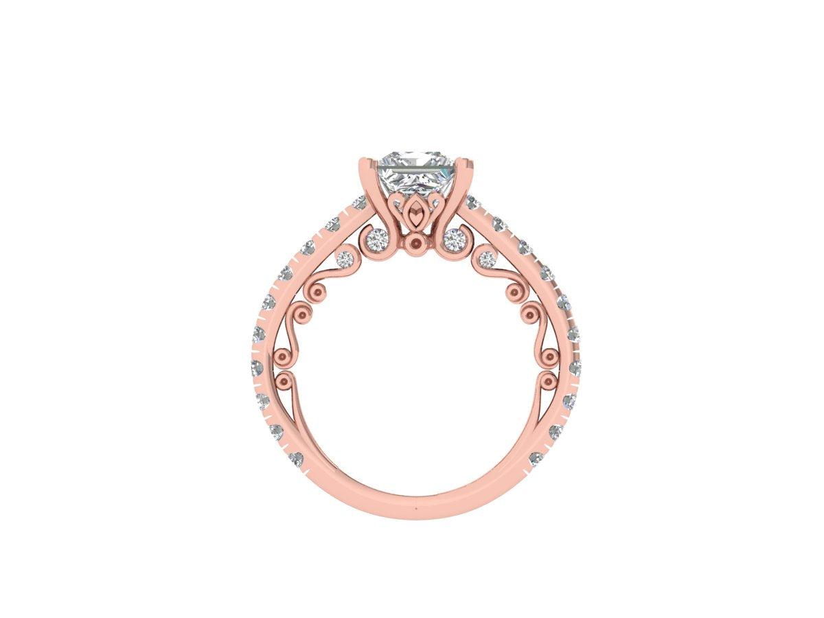 Princess Diamond Karla solitaire Ring