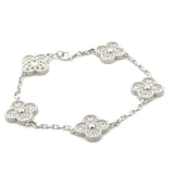 Clover Bracelet Zirconia Silver S925