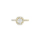 Elegant Halo Diamond Ring