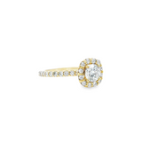 Elegant Halo Diamond Ring