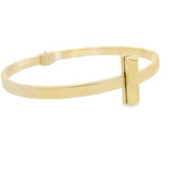 18K Gold T Bracelet