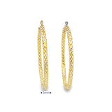 10K Gold Earring Hoops 55mm