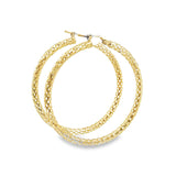 10K Gold Earring Hoops 55mm