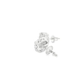 Round  Cubic Stud Silver 925S Earrings - Gaby