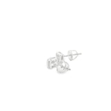 Square Cubic Stud Silver 925S Earrings - Dave