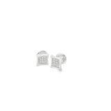 Square Cubic Stud Silver 925S Earrings - Vlad