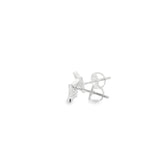 Square Cubic Stud Silver 925S Earrings - Vlad