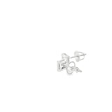 Square Cubic Stud Silver 925S Earrings - Leo