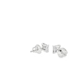 Square Cubic Stud Silver 925S Earrings - Leo